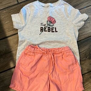 Old Navy Toddler Girls Shorts/Top Outfit